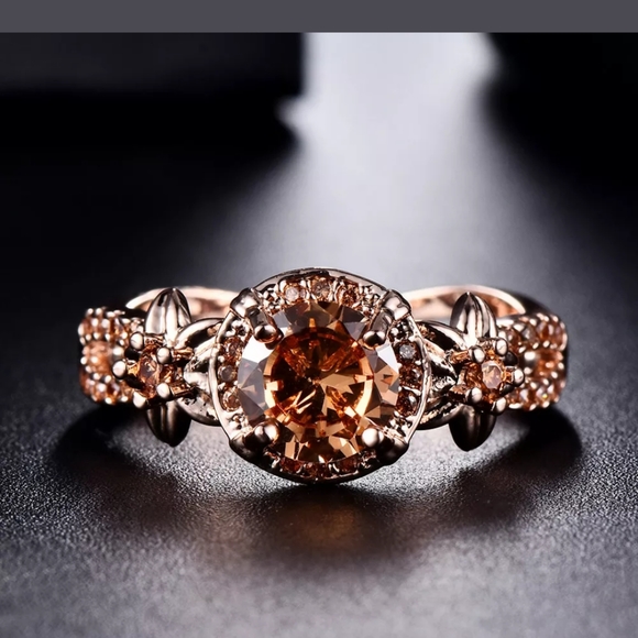 🔥Closeout Topaz Rose Gold ring - Picture 3 of 9